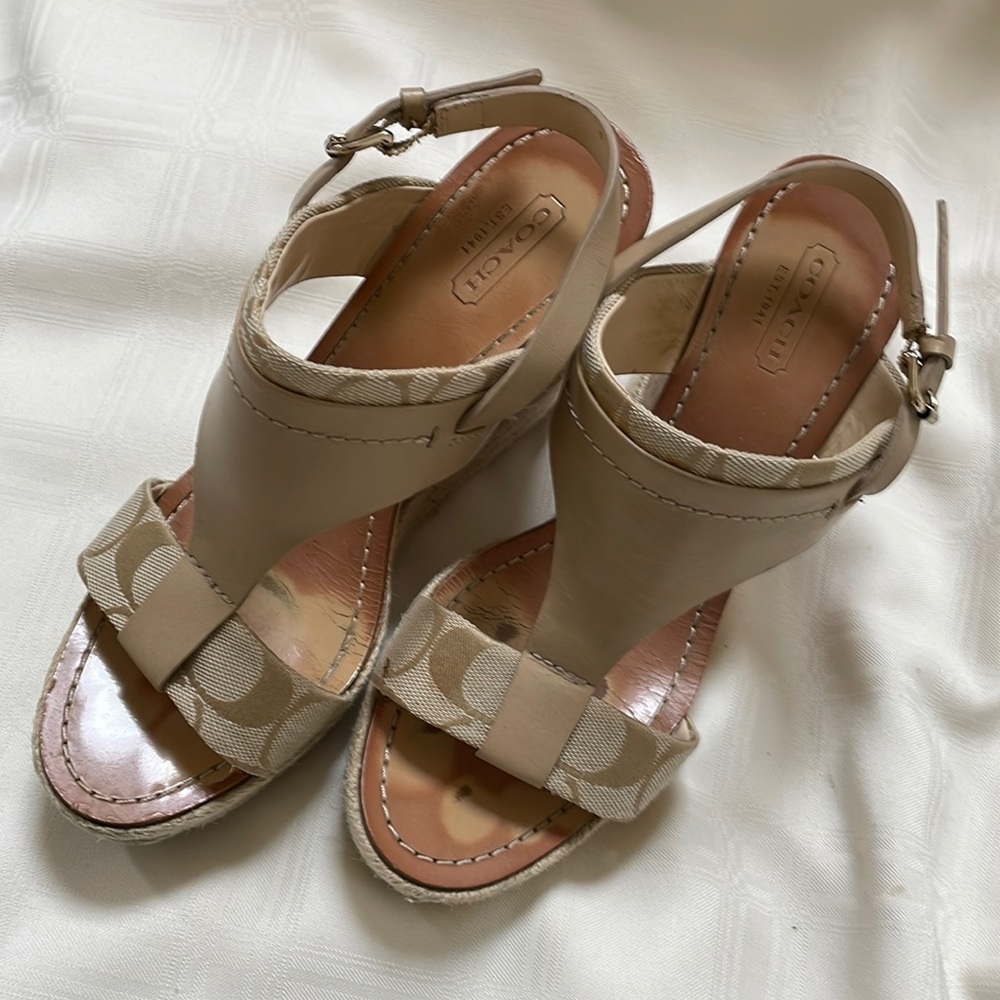 Coach Wedge Sandals